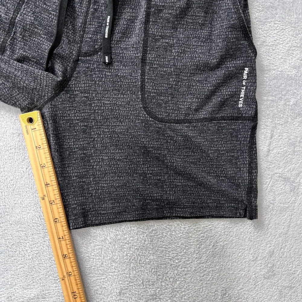 Pair of Thieves Women's Lounge Shorts Small Black Textured Knit Soft‎ Drawstring